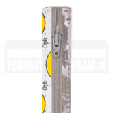 Rits 12 cm | Opti S40 spiraal | 004 lichtgrijs Rits OPTI - 4801 - S40 - 12 - 004 - LICHTGRIJS